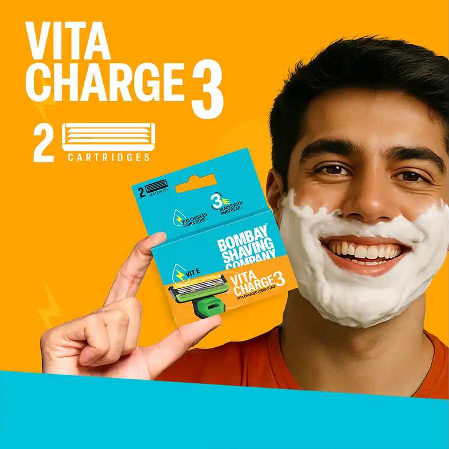 Vita Charge3 cartridges (Pack of 2 Blades)