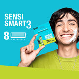 Sensi Smart3 Cartridges (Pack of 8 Blades)