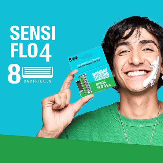 Sensi Flo4 Cartridges (Pack of 8 Blades)