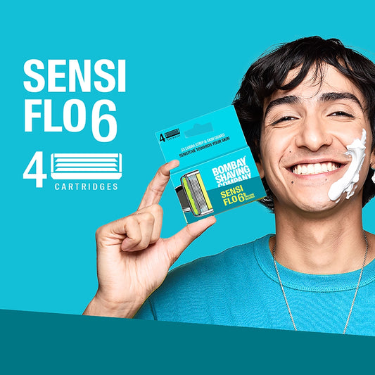 Sensi Flo6 / Luxe Cartridge (Pack of 4 Blades)