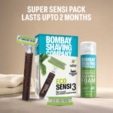 Eco Sensi3 Cartridge (Pack of 4 Blades)