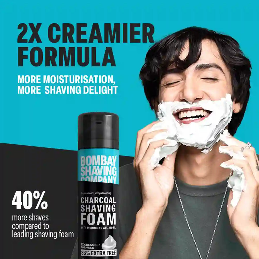 Charcoal Shaving Foam, 264g