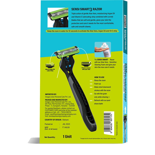 Sensi Smart3 Value Pack (Razor + 4 Cartridges)