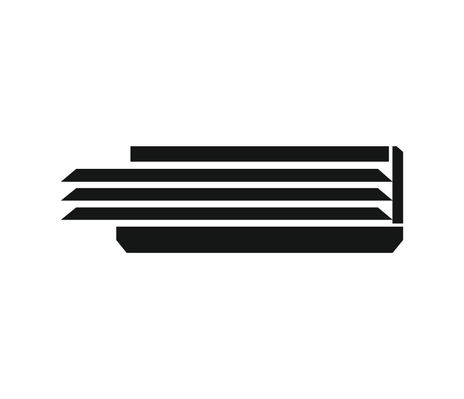 3 Curved Blades