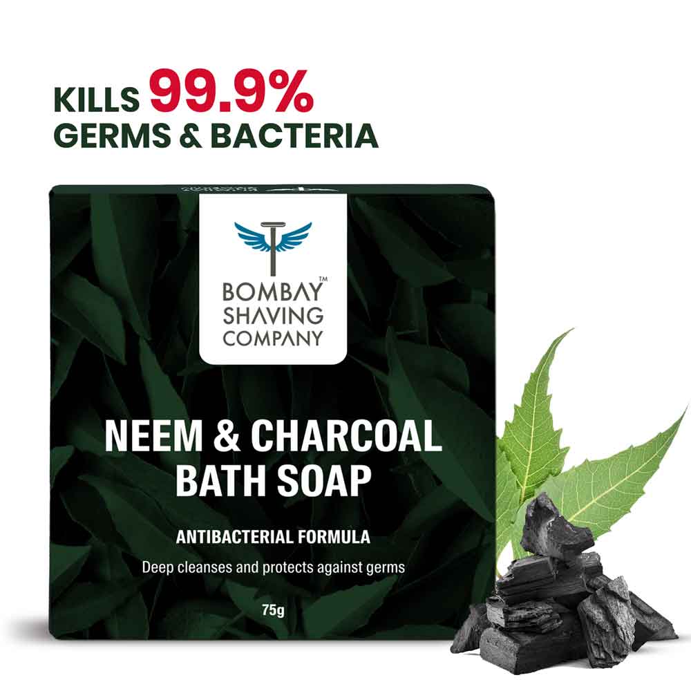 Neem and Charcoal Bath Soap Bombay Shaving Company