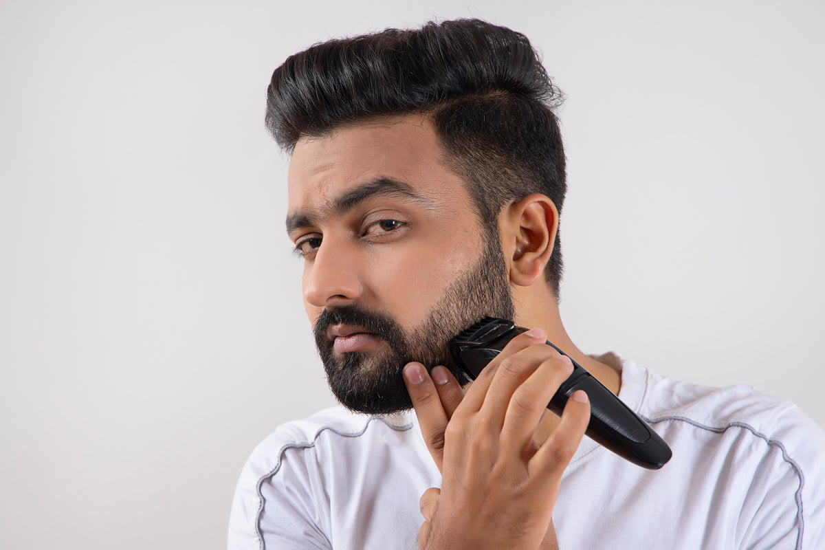 Trimming and styling techniques: keep forked beard at bay