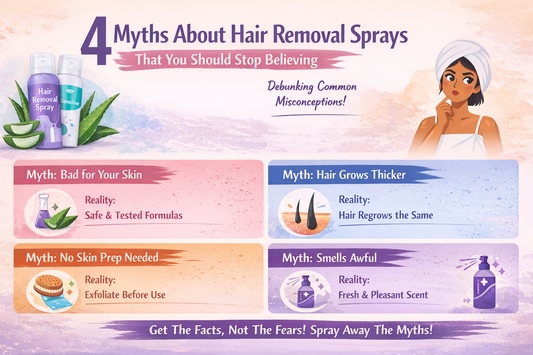 4 Myths About Hair Removal Sprays That You Should Stop Believing