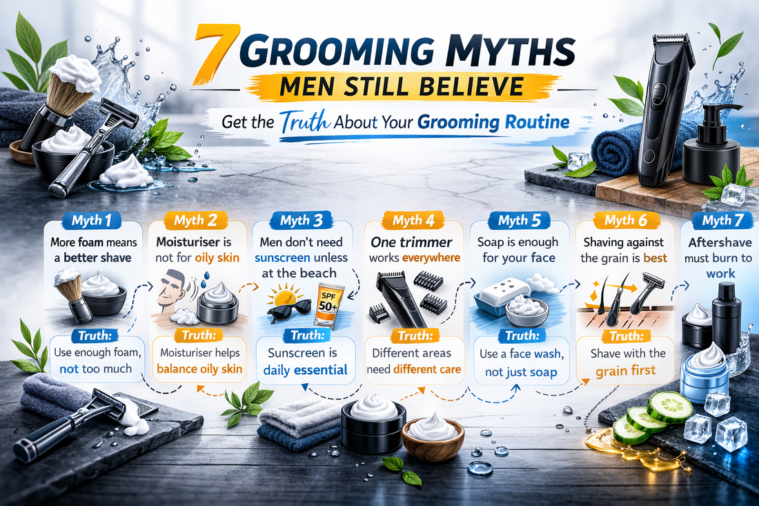 7 Grooming Myths Men Still Believe