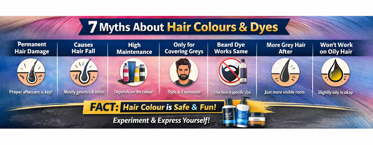 7 Myths About Hair Colours & Dyes