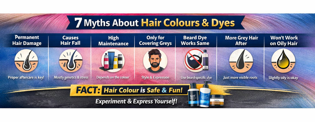 7 Myths About Hair Colours & Dyes