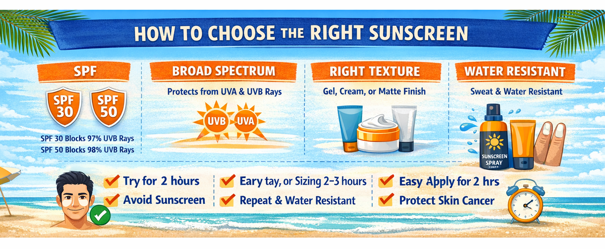 How to choose the right sunscreen