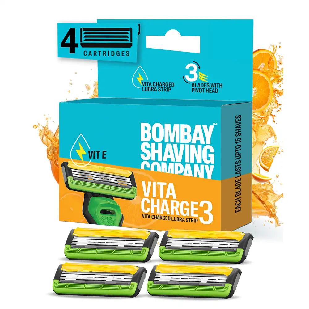 Vita Charge3 cartridges (Pack of 4 Blades)