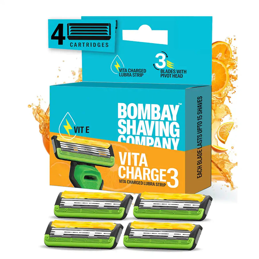 Vita Charge3 cartridges (Pack of 4 Blades)