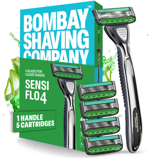 Sensi Flo4 Value Pack (Razor + Pack of 4 Blade Cartridges)
