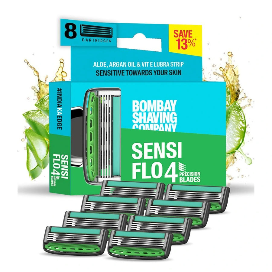 Sensi Flo4 Cartridges (Pack of 8 Blades)