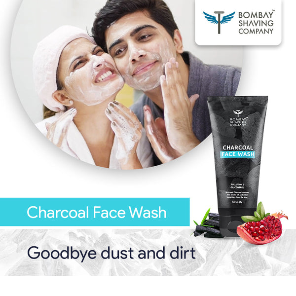 Charcoal Face Wash (Pack of 2), (50g x 2)