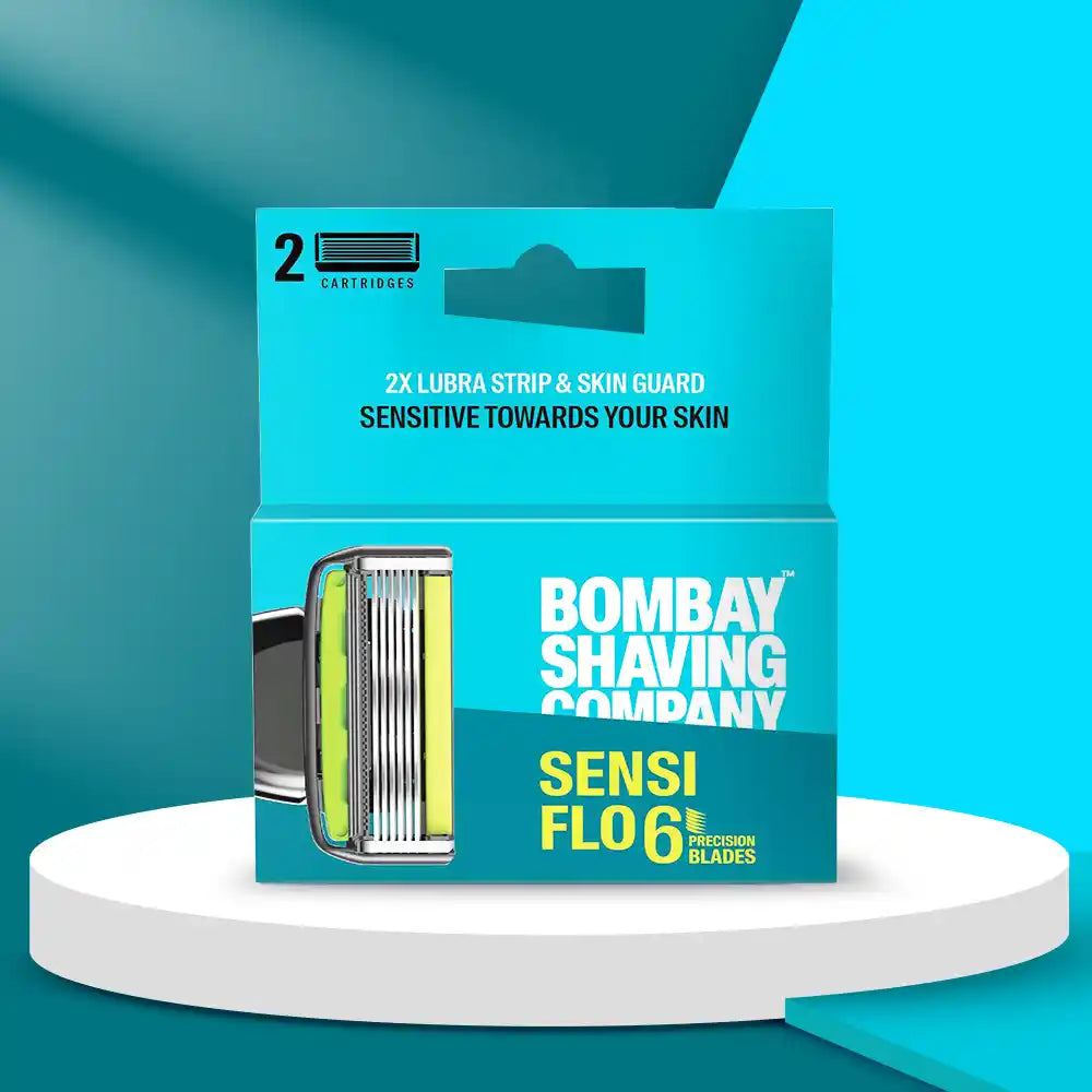 Sensi Flo6 / Luxe Cartridge (Pack of 2 Blades) – Bombay Shaving Company