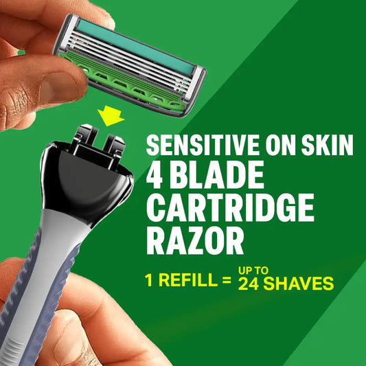 Sensi Flo4 Value Pack (Razor + Pack of 2 Blade Cartridges)