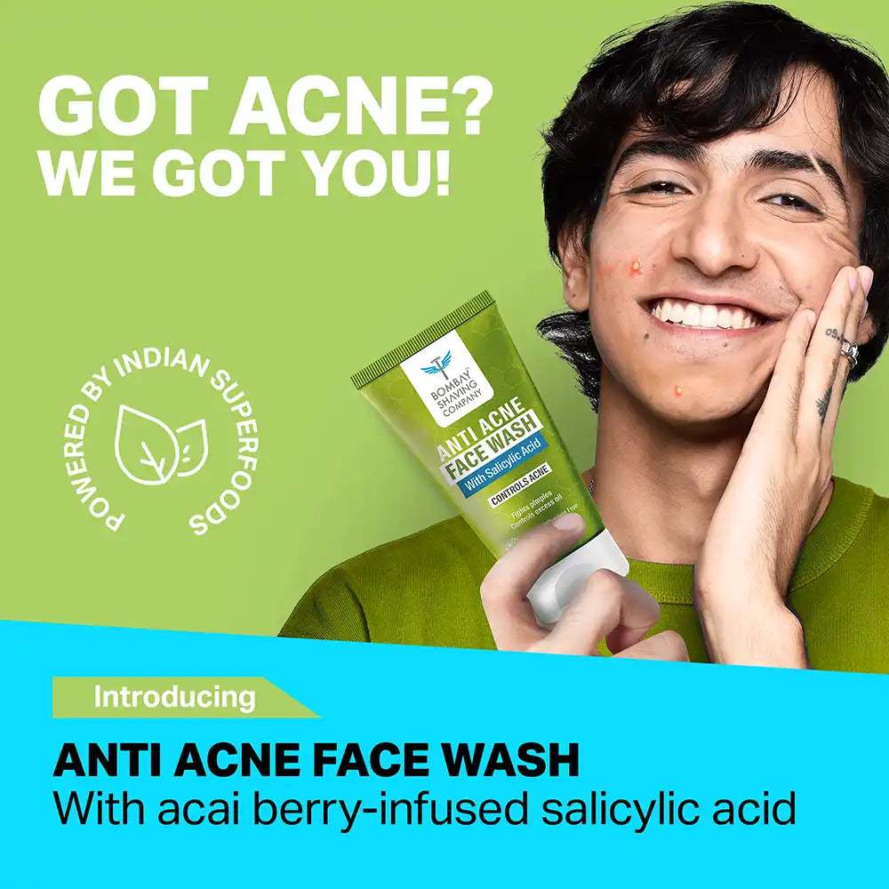 Anti Acne Face Wash, 150g Bombay Shaving Company