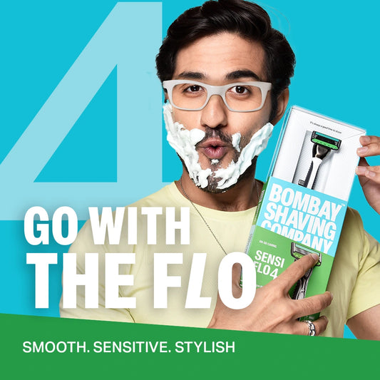 Sensi Flo4 Value Pack (Razor + Pack of 4 Blade Cartridges)