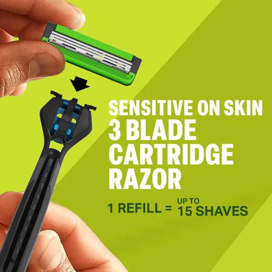 Sensi Smart3 Value Pack (Razor + Pack of 2 Blade Cartridges)