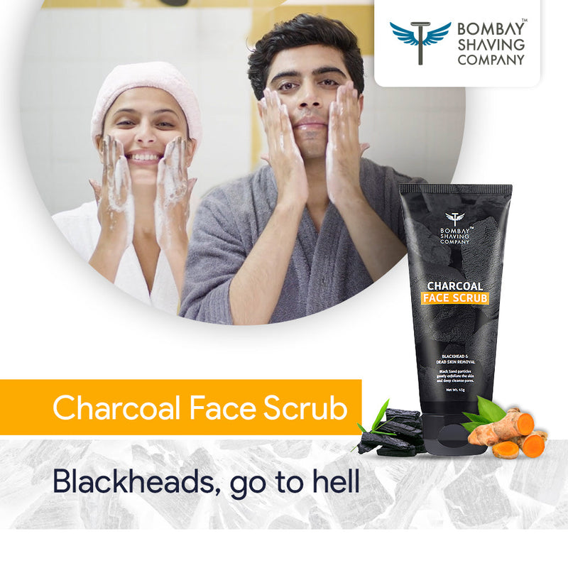 Charcoal Face Scrub, 45g (Pack of 2)