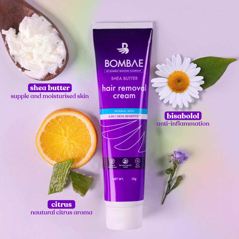 Shea Butter Hair Removal Cream (Pack of 3), (30g x 3)