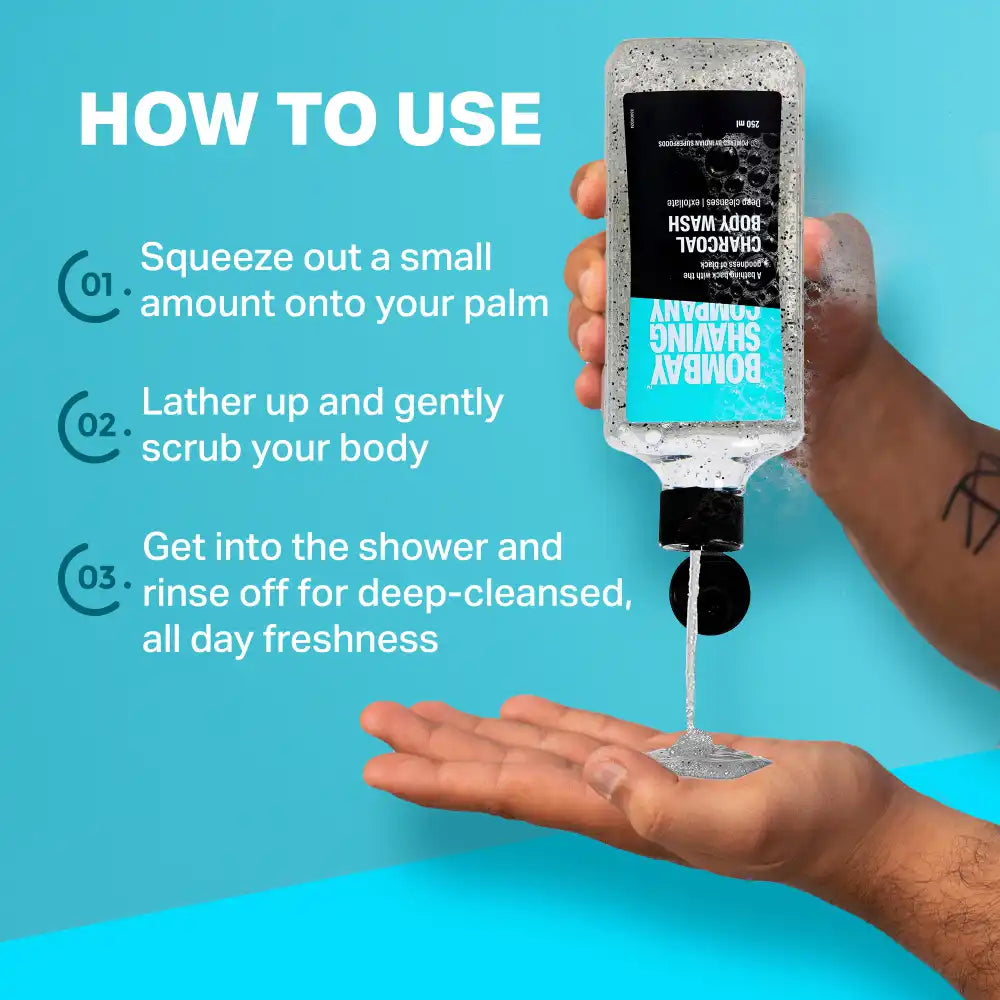 Charcoal Body Wash, 250ml