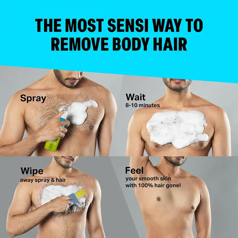 Sensi Hair Removal Spray, 200ml (Pack of 2) - Image 5