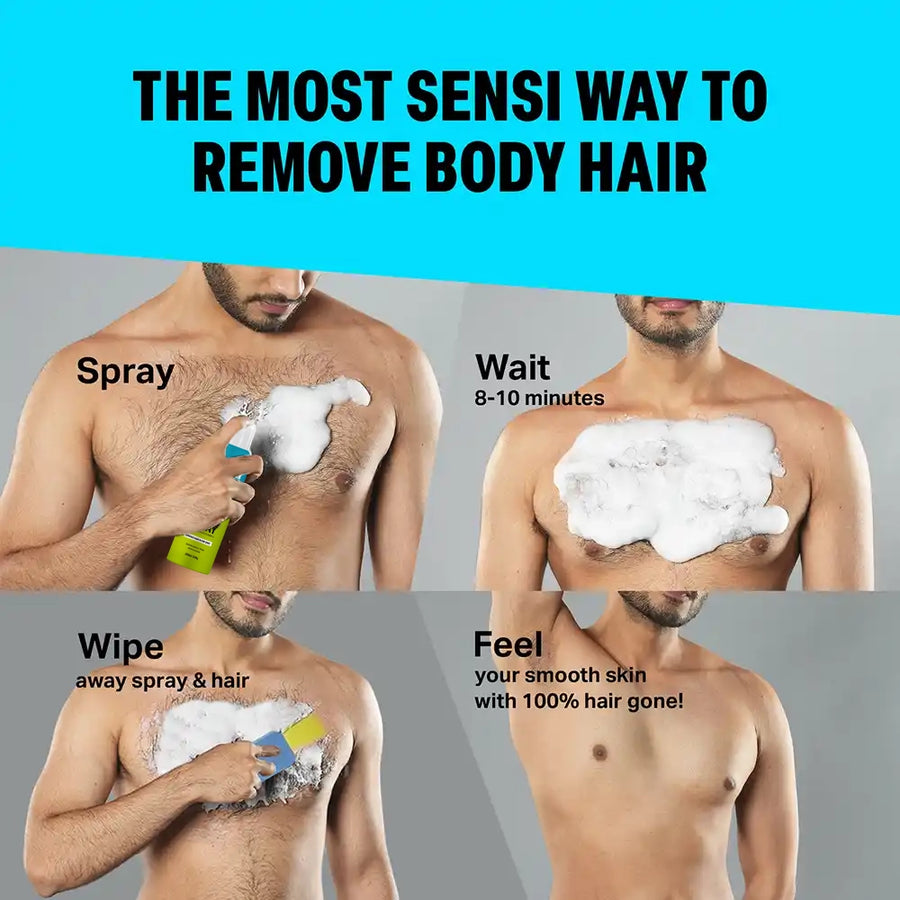 Sensi Hair Removal Spray, 200 ml