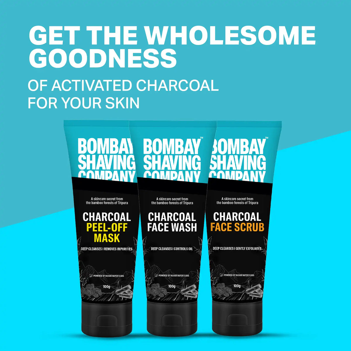 Charcoal Body Wash, 250ml