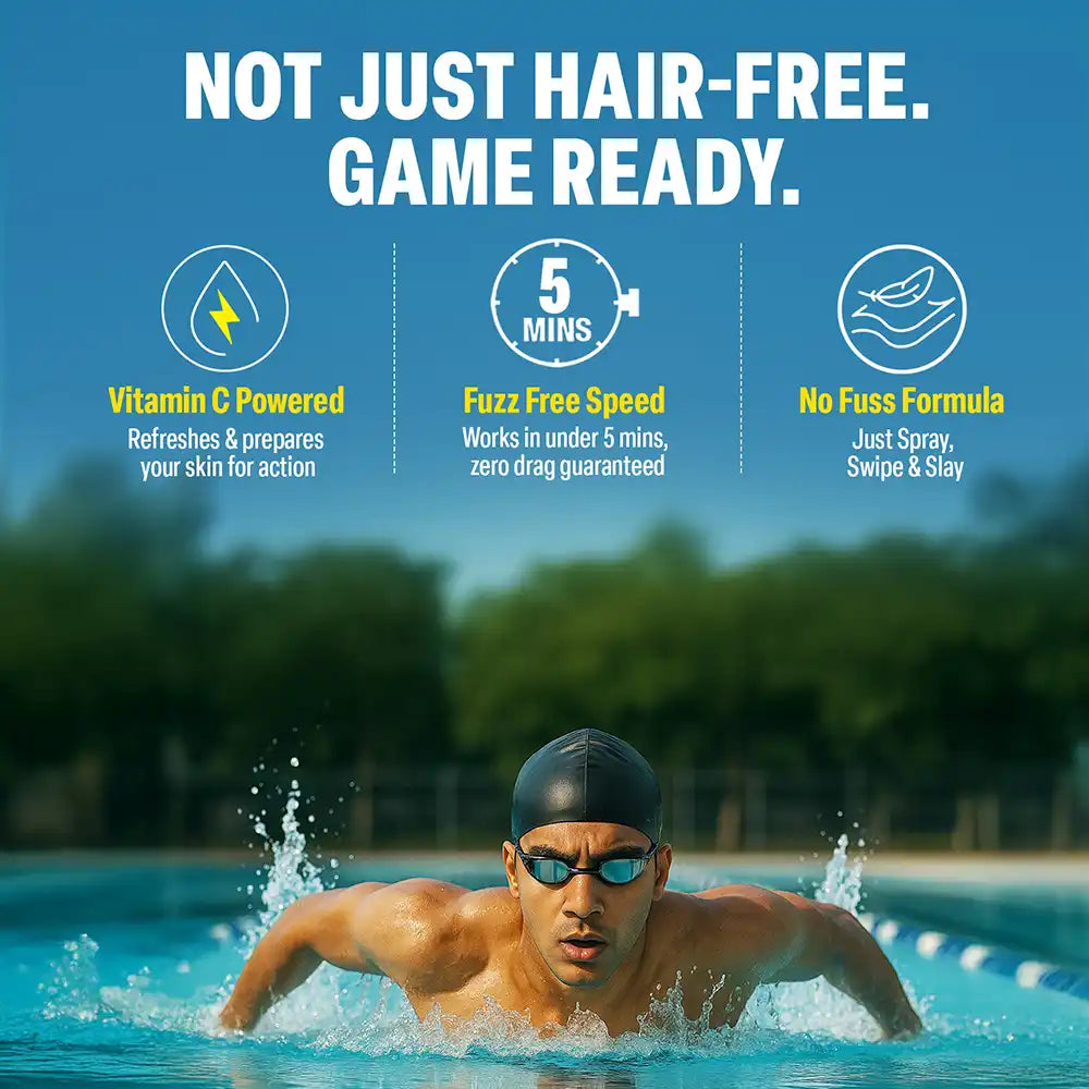 Sports Ready Hair Removal Spray, 200g