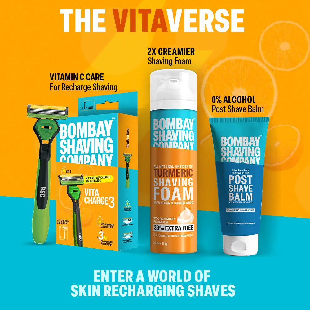 Vita Charge 3 Razor and Pack of 2 Cartridges