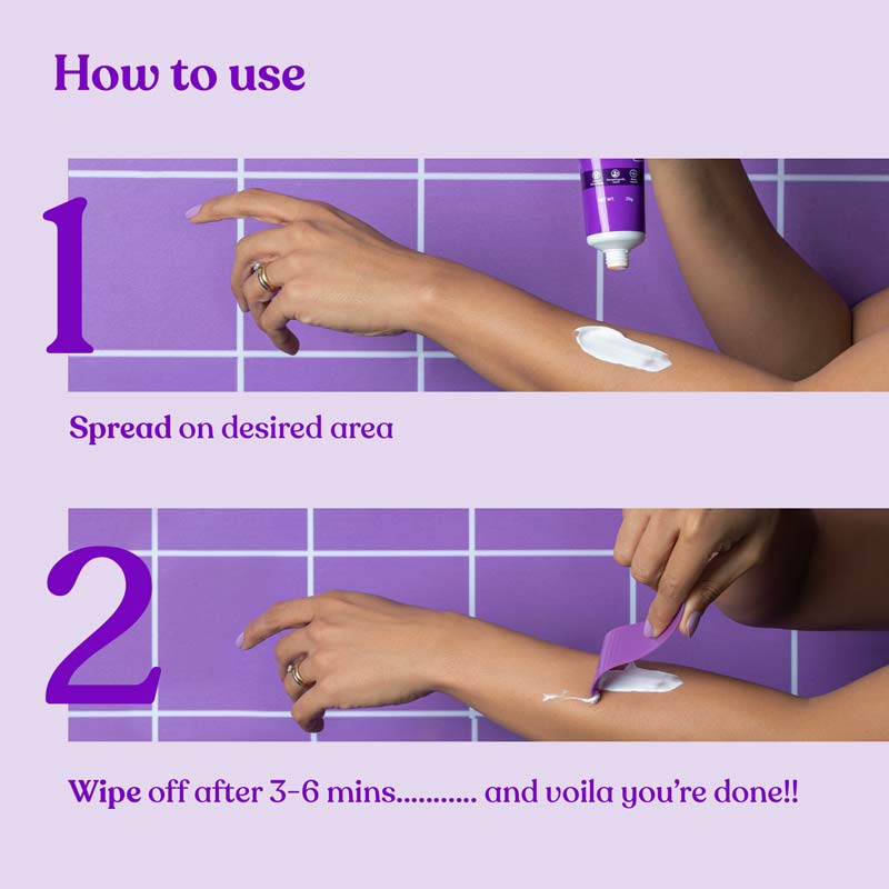 Shea Butter Hair Removal Cream (Pack of 3), (30g x 3)