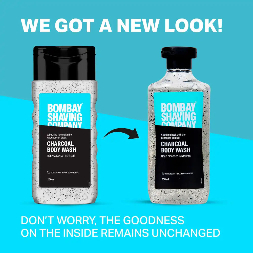 Charcoal Body Wash, 250ml