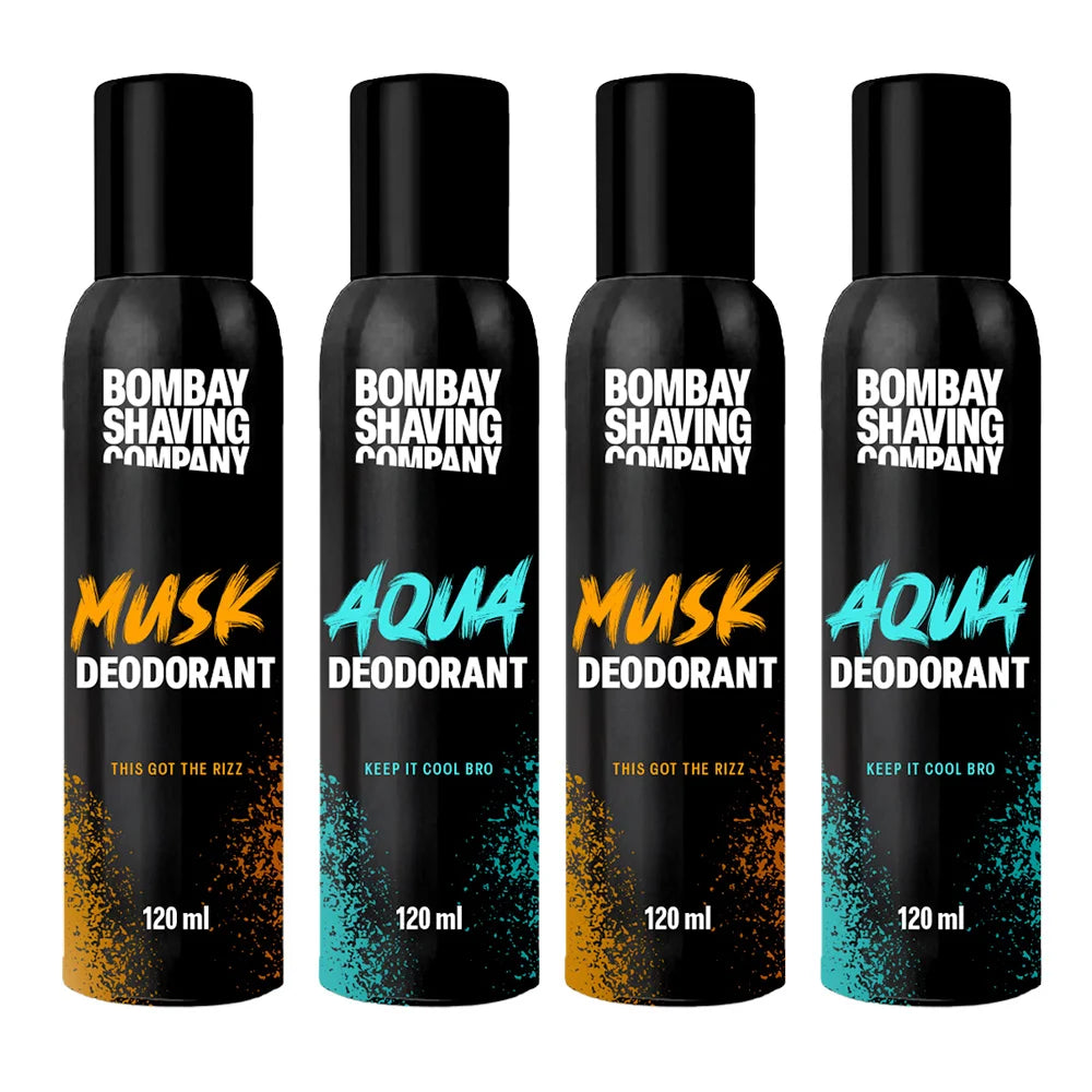 Aqua & Musk 150ml Deo Combo (Pack of 4)