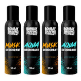 Aqua & Musk 150ml Deo Combo (Pack of 4)