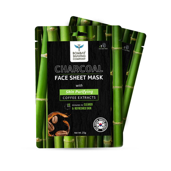 Charcoal Face Sheet Mask (Pack of 2)