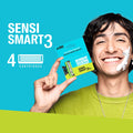 Sensi Smart3 Cartridge (Pack of 4 Blades)