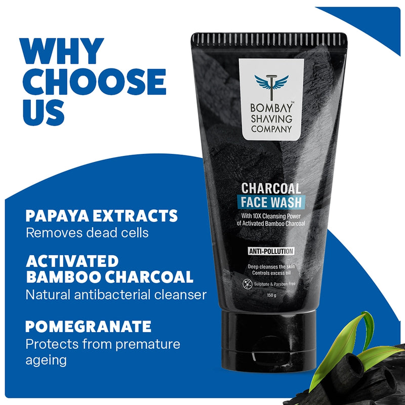 Charcoal Face Wash, 150g