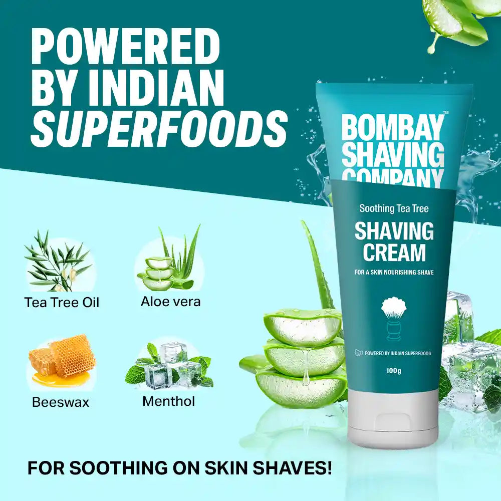 Shaving Cream | Tea Tree Oil, 100g