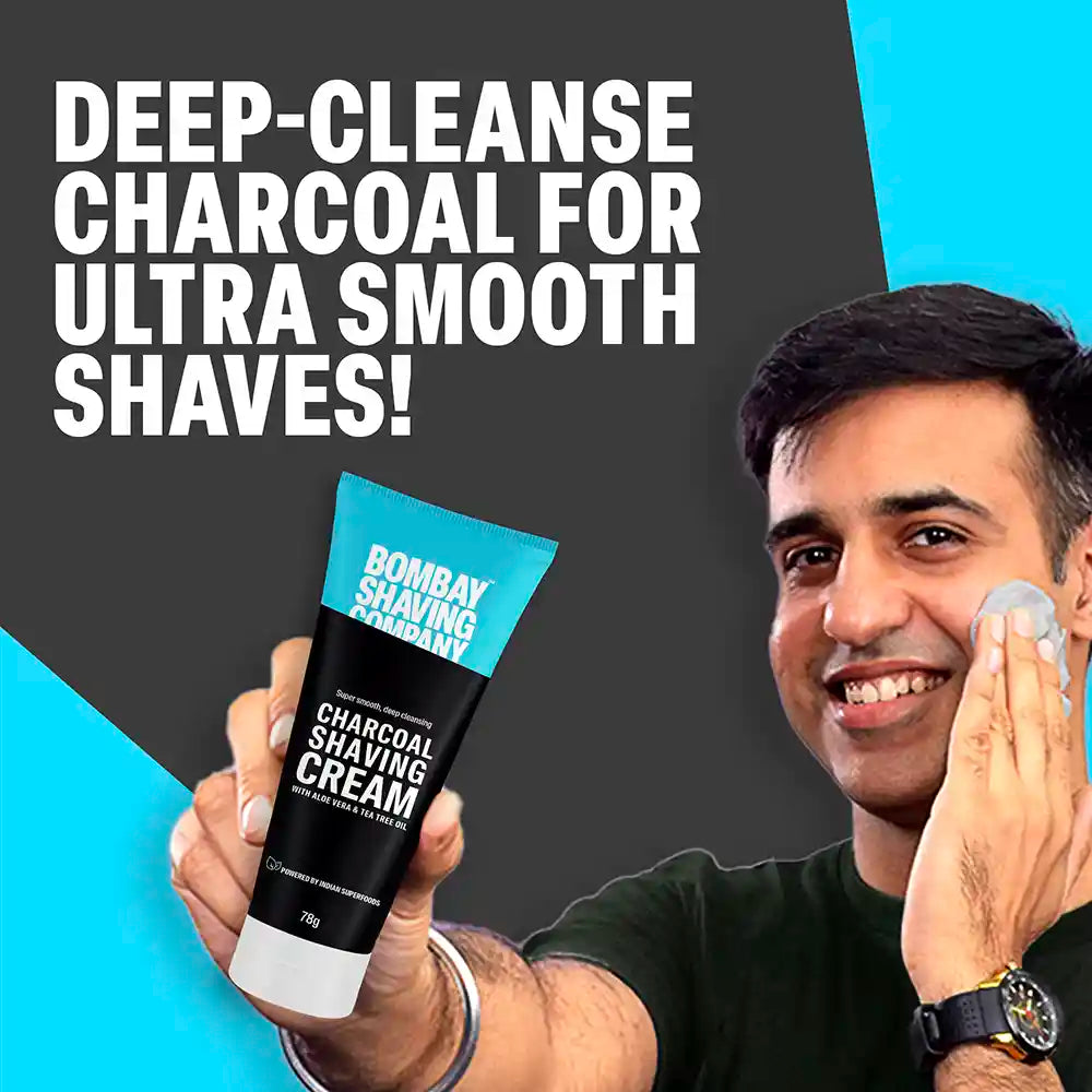 Charcoal Shaving Cream, 78g