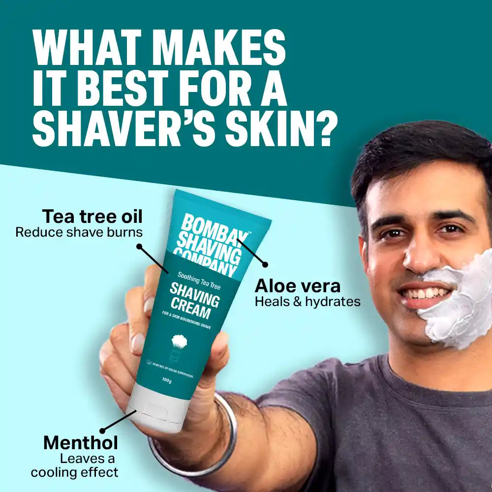 Shaving Cream | Tea Tree Oil, 100g