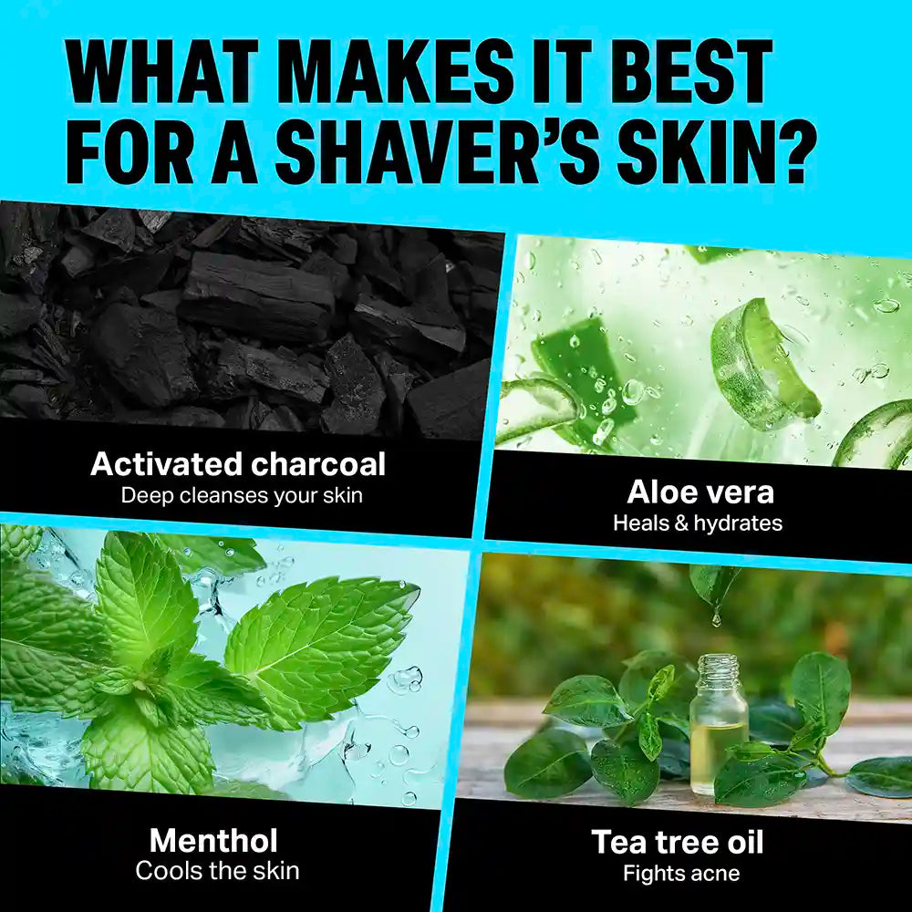 Charcoal Shaving Cream, 78g