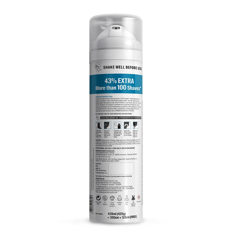 Sensitive Shaving Foam, 425g