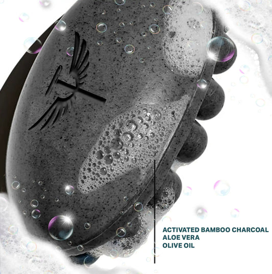 Charcoal Massage Soap (Pack of 3)