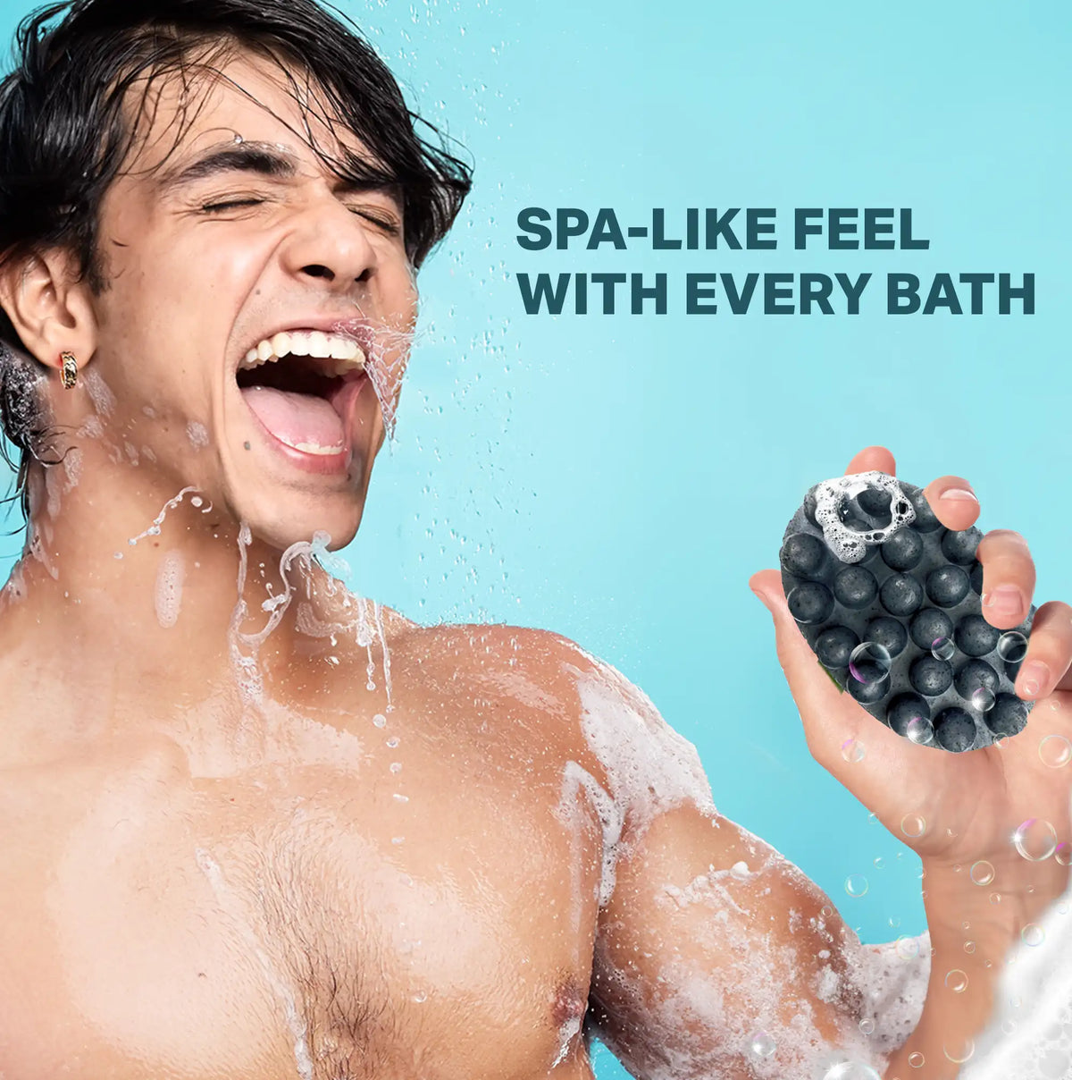 Charcoal Massage Soap (Pack of 3)