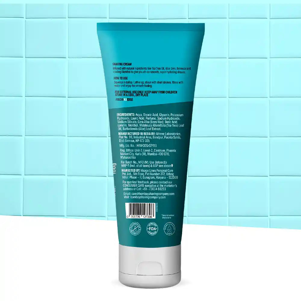 Shaving Cream | Tea Tree Oil, 100g