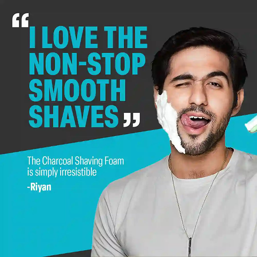 Charcoal Shaving Foam, 50g