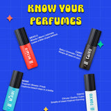 Perfume Starter Kit, 10ml (Pack of 4)